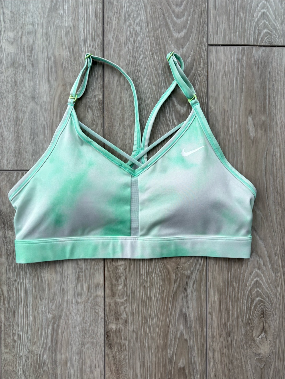 Nike tie dye racerback sports bra